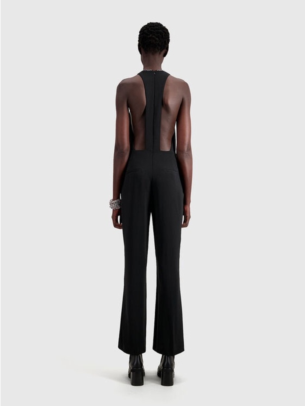The Kooples Black Crepe Jumpsuit